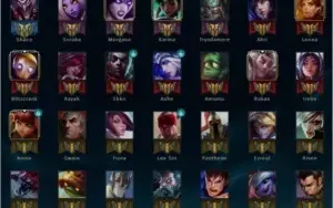V> Conta lol gold varios champs e skin + 10k de ip