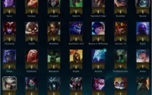 V> Conta lol gold varios champs e skin + 10k de ip