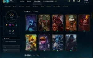 Conta League of Legends - since season 2