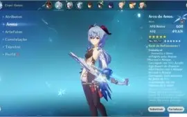 Genshin Impact (NA) AR-57 14P 5 Estrelas HuTao(C1)+Homa