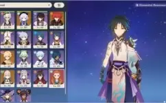 (AR 54)Conta Genshin Xiao,Diuc,Jean,Qiqi,Childe,Jade,Tumulo
