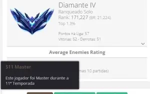 Conta Diamante 4 ( Ja foi mestre )