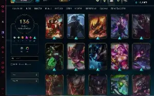 Conta Lol All Champs Com 136 Skins C/Os Dados De Criação