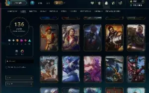 Conta Lol All Champs Com 136 Skins C/Os Dados De Criação