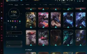 Conta Lol All Champs Com 136 Skins C/Os Dados De Criação