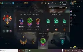 Conta Lol All Champs Com 136 Skins C/Os Dados De Criação