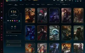 Conta Lol All Champs Com 136 Skins C/Os Dados De Criação