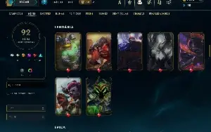 Conta League Of Legends Com Rp - 105 Campeões - 96 Skins 