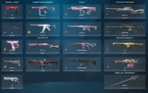 Conta C/ 63 Skins🥇2 Facas🥇410 Vp🧱490 Rp🥇Full Acesso🥇