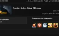 Conta CS:GO com 1000 a 5k horas PRIME