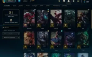 Conta league of legends diamante 4