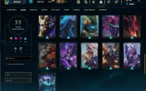 Diamante 4 com 55 Champs e 33 Skins