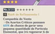 Diluc com Espadão de Favonius (4 estrelas) + Razor // AR 7