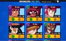 CONTA BRAWL STARS - 43/47 BRAWLERS - 28K TROFÉUS - 200 GEMAS