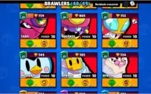 CONTA BRAWL STARS - 43/47 BRAWLERS - 28K TROFÉUS - 200 GEMAS