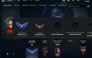 Conta lol diamante 3