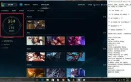 V CONTA D5 TODOS CHAMPS 354 SKINS BORDA D 18 PGS RUNA 60 ICN