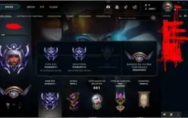 Conta  1042 skins e todos emotes, challenger flex s9