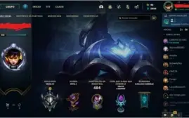 Vendo conta de lol com muitas skins