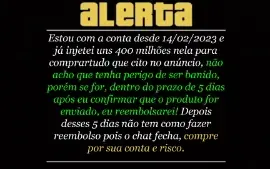 Conta nível 120, unlock all, 200 Milhões e mais | GTA Online