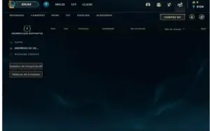 Conta prata 3 com 7 skins e 38 champs