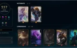 Conta LOL/D4/237 skins/32 skins de wards/ALL CHAMPS
