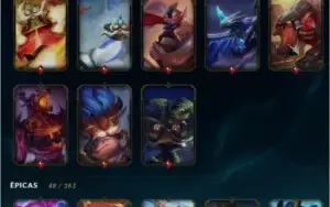 Conta LOL/D4/237 skins/32 skins de wards/ALL CHAMPS