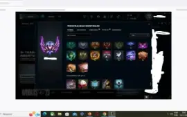 Conta mestre, todos os campeões e 282 skins, honra 5