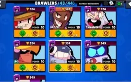 CONTA SEMI FULL BRAWL STARS