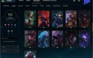 Conta LOL Diamante IV // Todos Os Dados // 50 skins !!