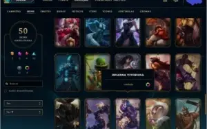 Conta LOL Diamante IV // Todos Os Dados // 50 skins !!