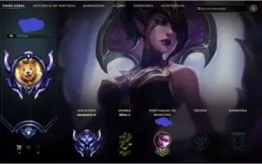 Conta LOL Diamante IV // Todos Os Dados // 50 skins !!