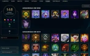 Conta LOL Gold 98 skins