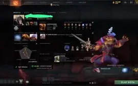 Vendo conta de DOTA2 immortal 6.350 mmr e 10k behavior