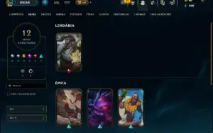 Esmeralda 3 com 30 Champs e 12 Skins
