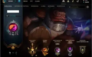 Conta LOL Gold 4 Todos os Campeões