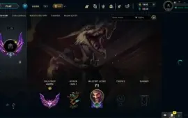 conta lol mestre rp
