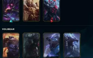 Conta lol unranked todos os campeões (menos mel) 200 skins