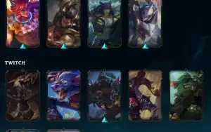 Conta lol unranked todos os campeões (menos mel) 200 skins