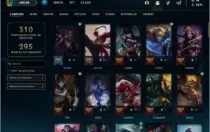 Conta ouro 3 de 85 champs e 91 skins com Sett Prestigio
