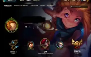 CONTA LEAGUE OF LEGENDS - GOLD IV