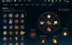 Conta ouro 4 com TODOS os champs e 153 Skins