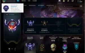Conta DIAMANTE 4 com RYZE TRIUNFANTE, 41 skins e 72 champs
