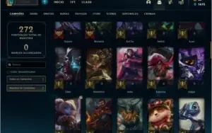 Conta DIAMANTE 4 com RYZE TRIUNFANTE, 41 skins e 72 champs