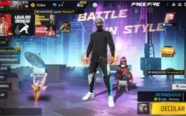 Conta Free Fire Mestre Gemada Calça Angelical Itens Raros +