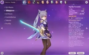 Genshin Impact Keqing, Diluc, Venti e Zhongli !