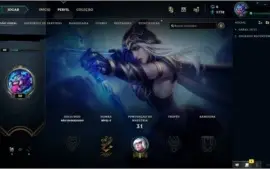 conta lol level 20