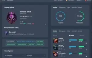 Conta lol ex mestre aprox 120 champs e 90 skins