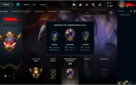 Conta lol gold iv