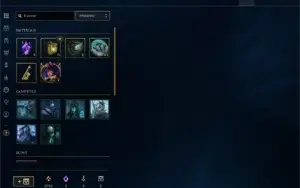 CONTA 65 CAMPEÕES E 18 SKINS  1 SKIN MISTICA